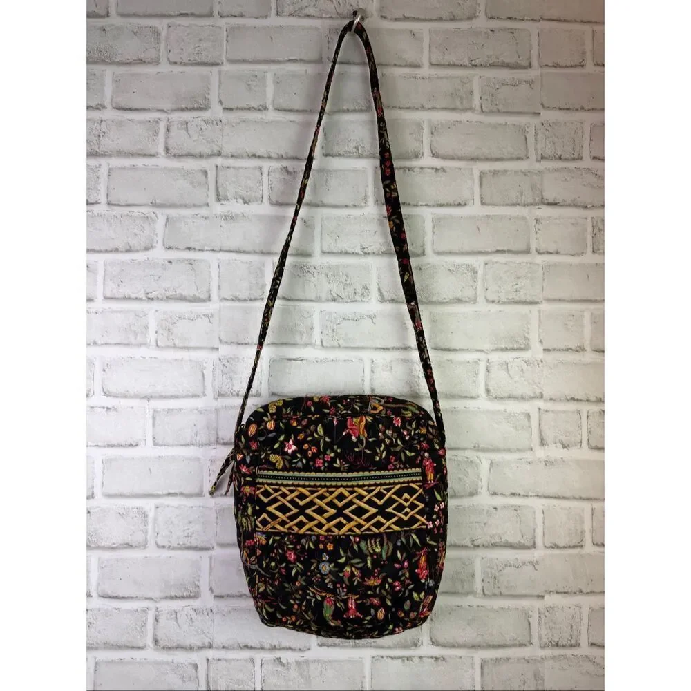 Vera Bradley Rare Ming Asian Pattern Moms Day Out Shoulder Purse Crossbody Bag - Picture 9 of 10